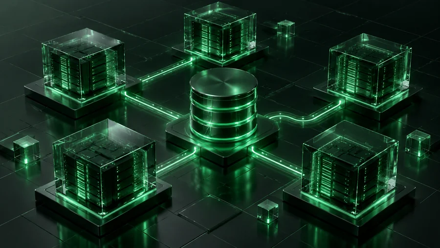 Connected data modules illustrating structured survey analysis